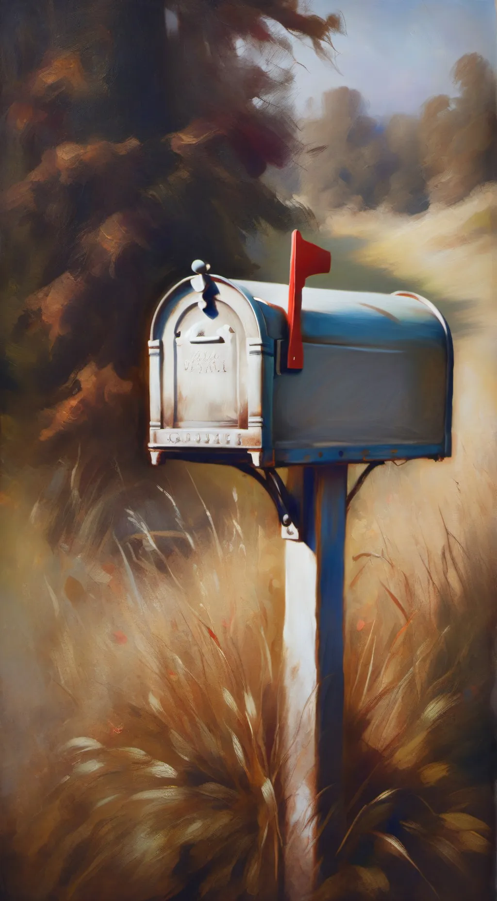 ai character: Mailbox background