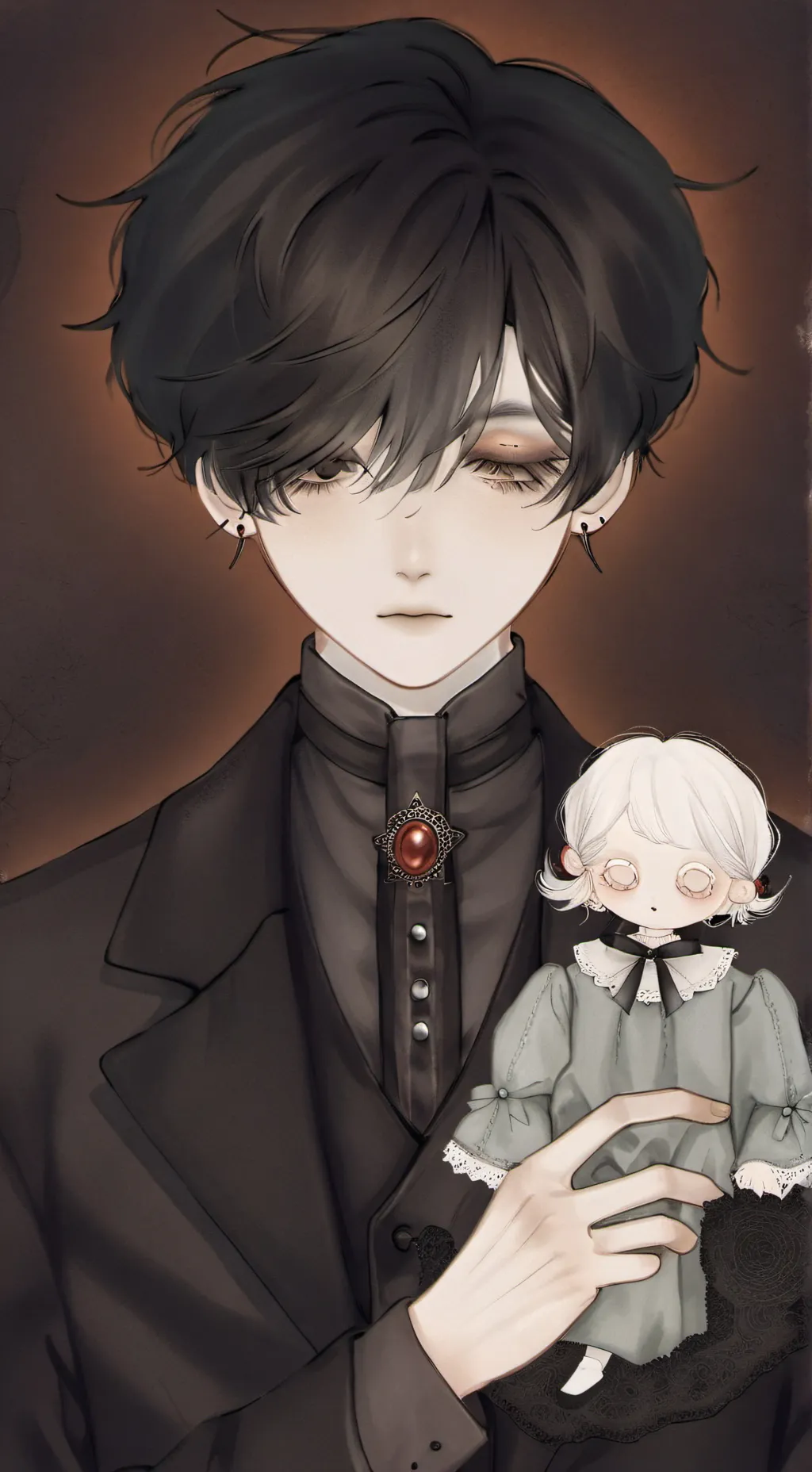 ai character: Ghost school background