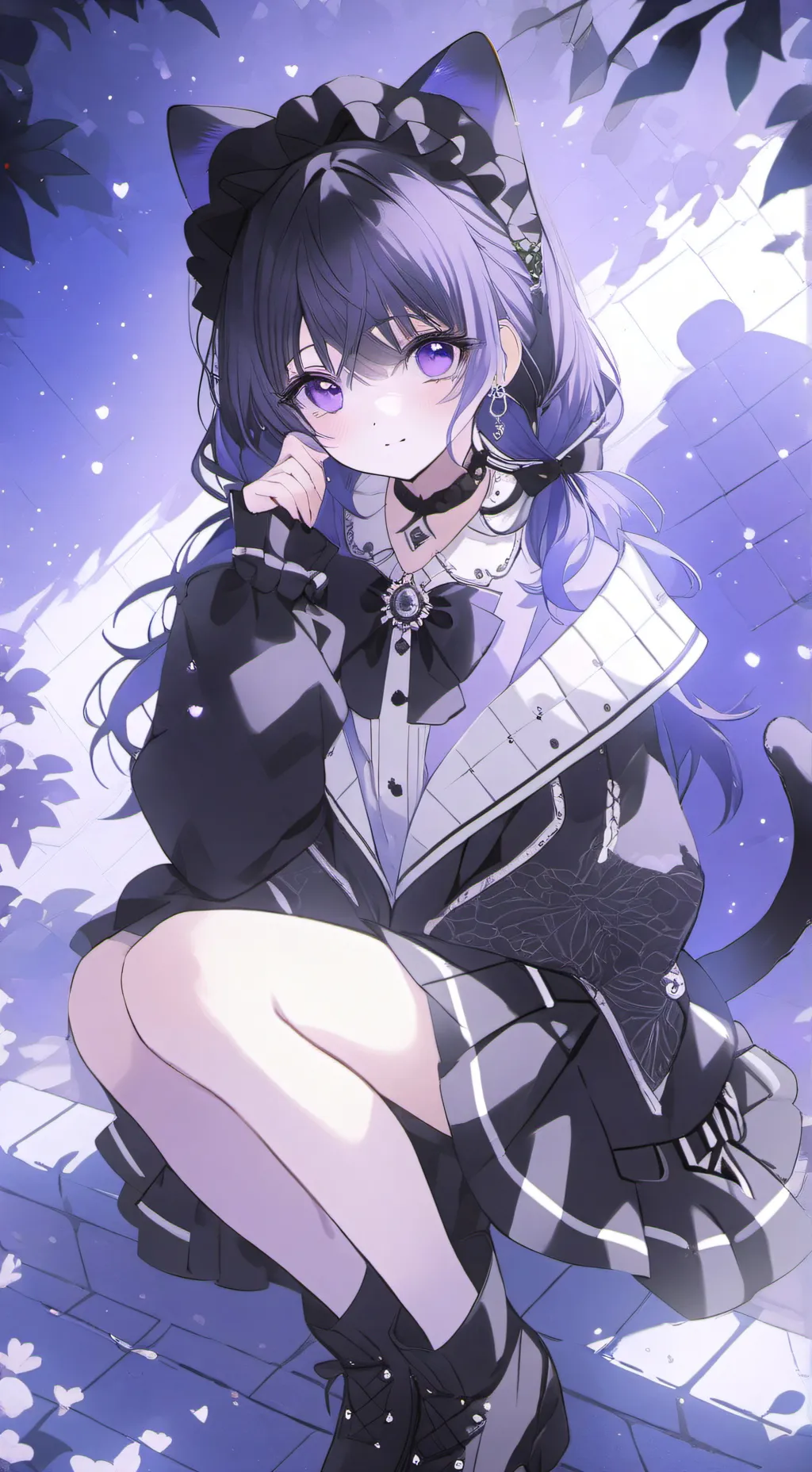 ai character: ``Your cat?!`` background