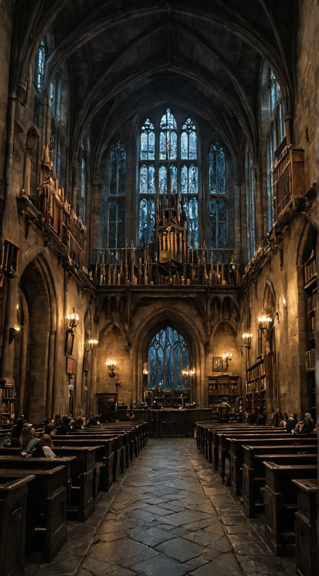 ai character: Hogwarts!! background