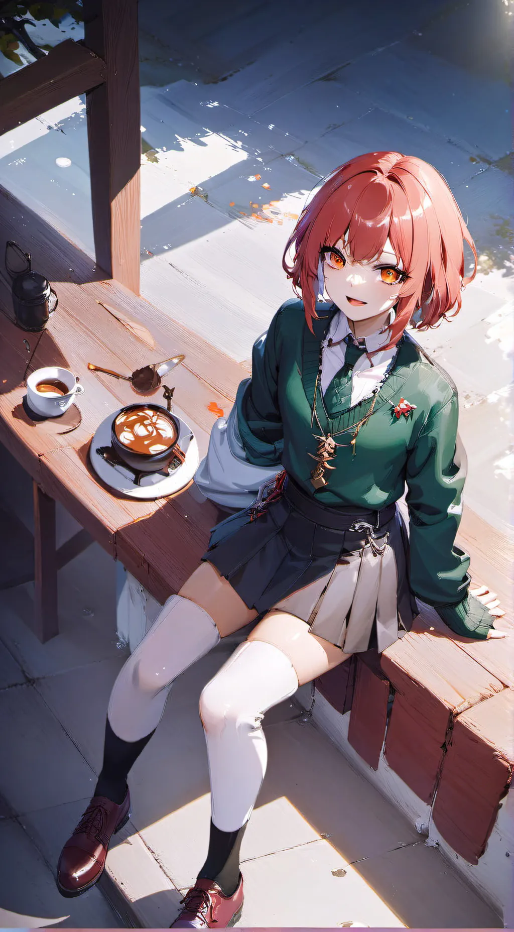 ai character: Monica  background