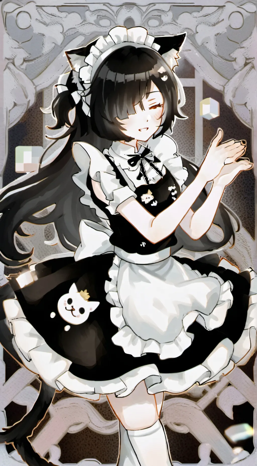 ai character: christmas partymm2 background
