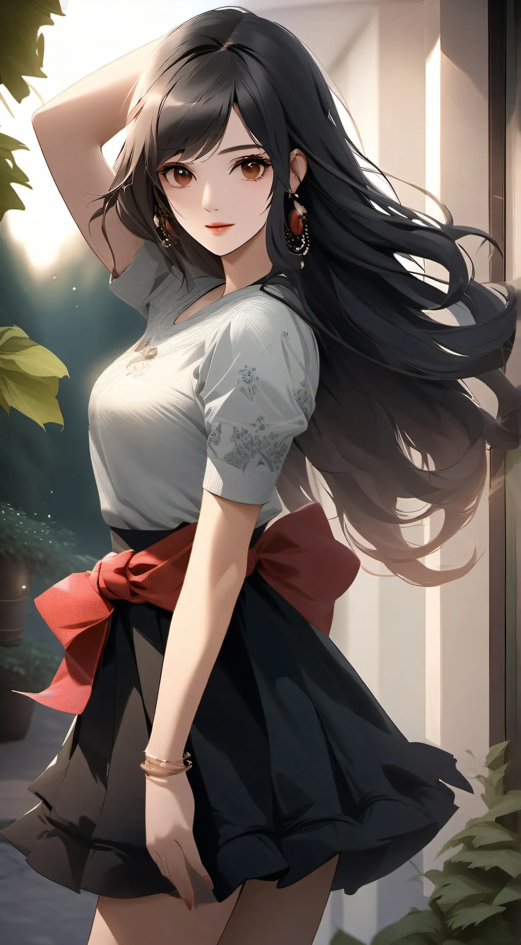 ai character: Luna Diamantina  background