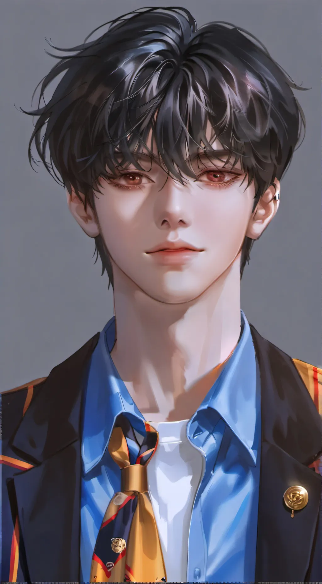 ai character: Justin  background