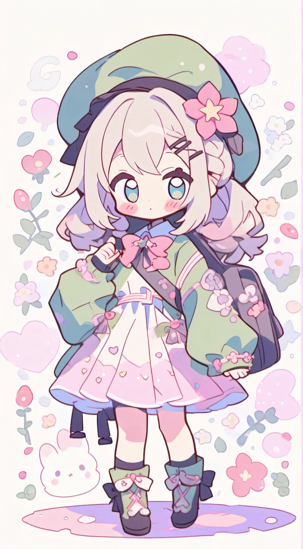 ai character: Pick me girl background