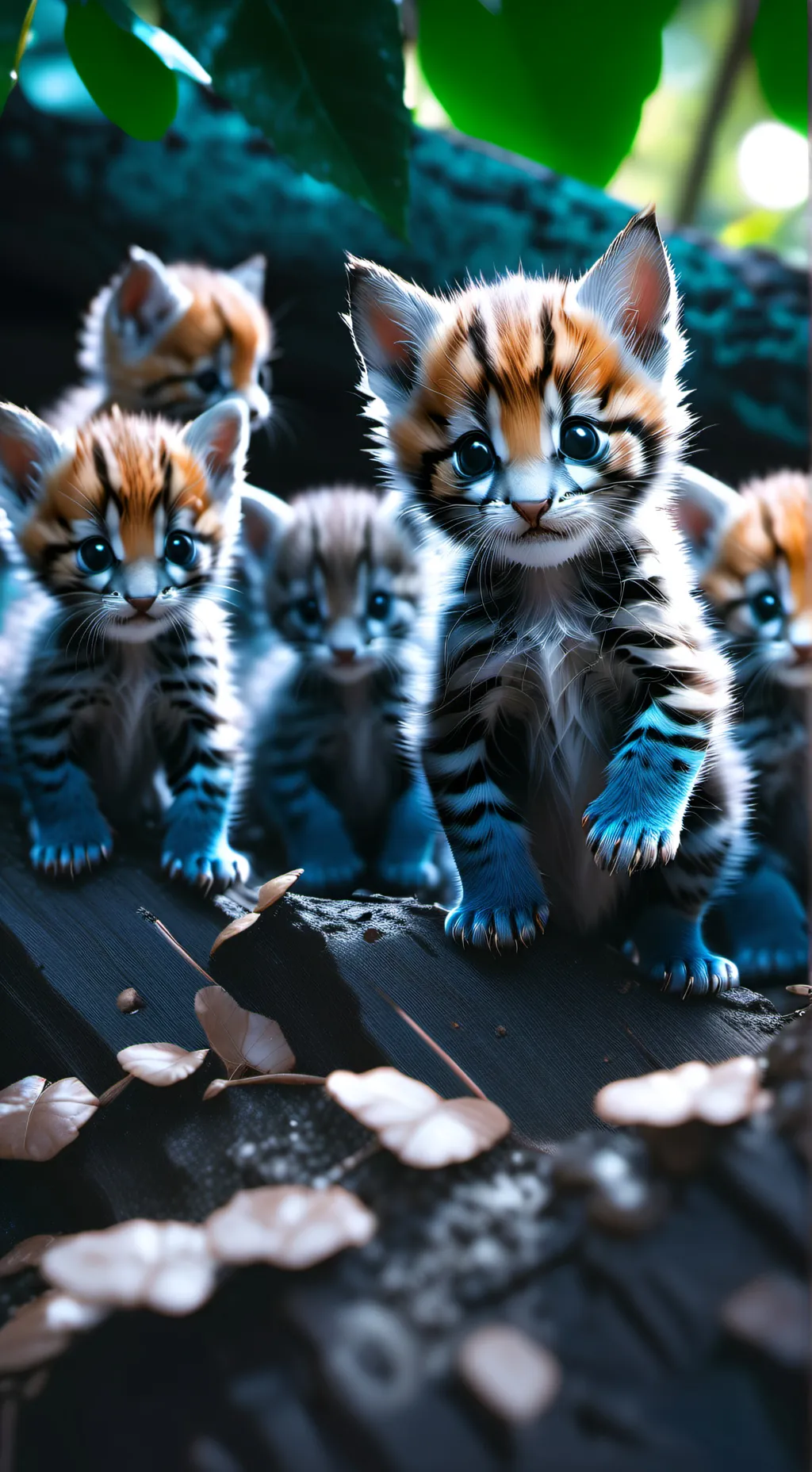 ai character: kitten colony 1!! background