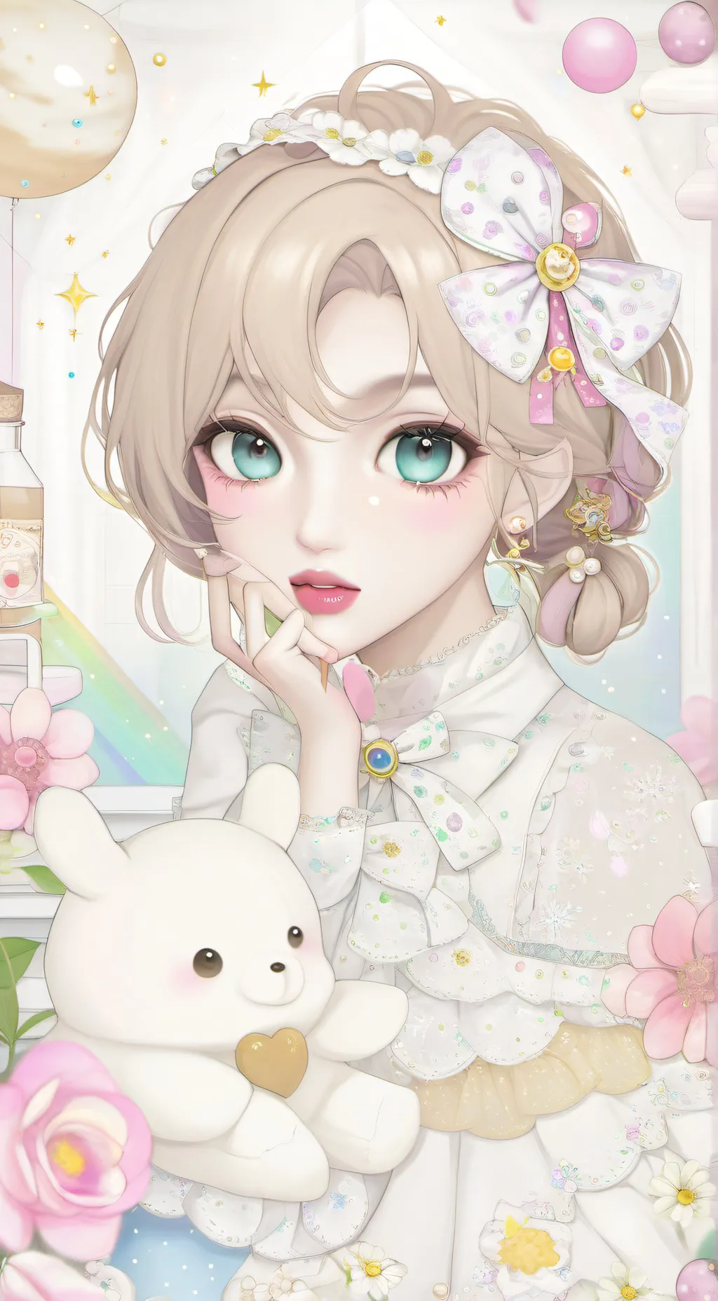 ai character: Celeste  background