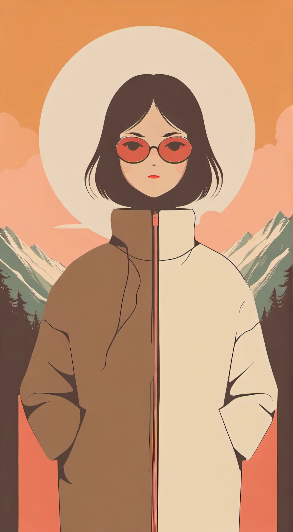 ai character: Cacao mint family  background