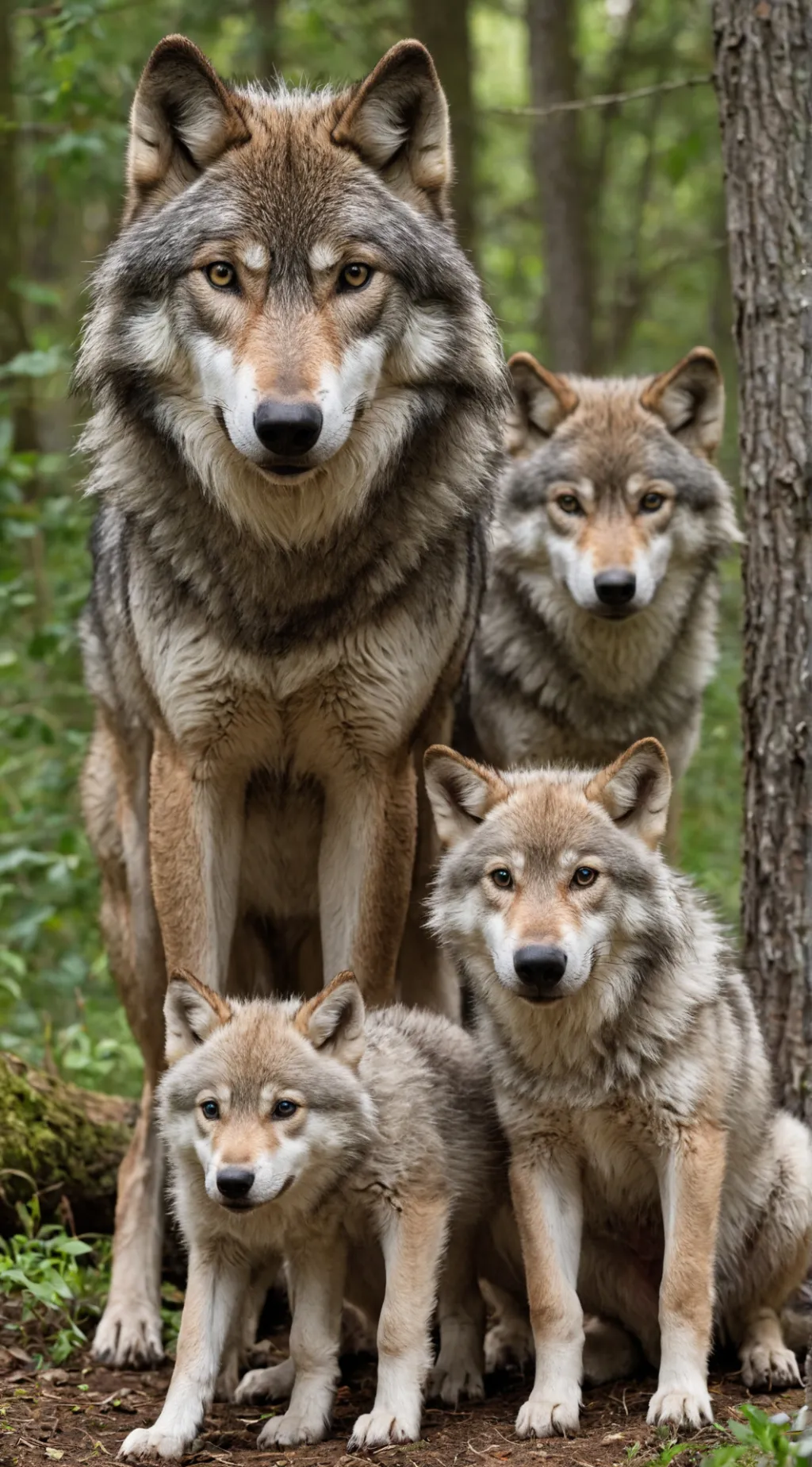ai character: Wolf family background