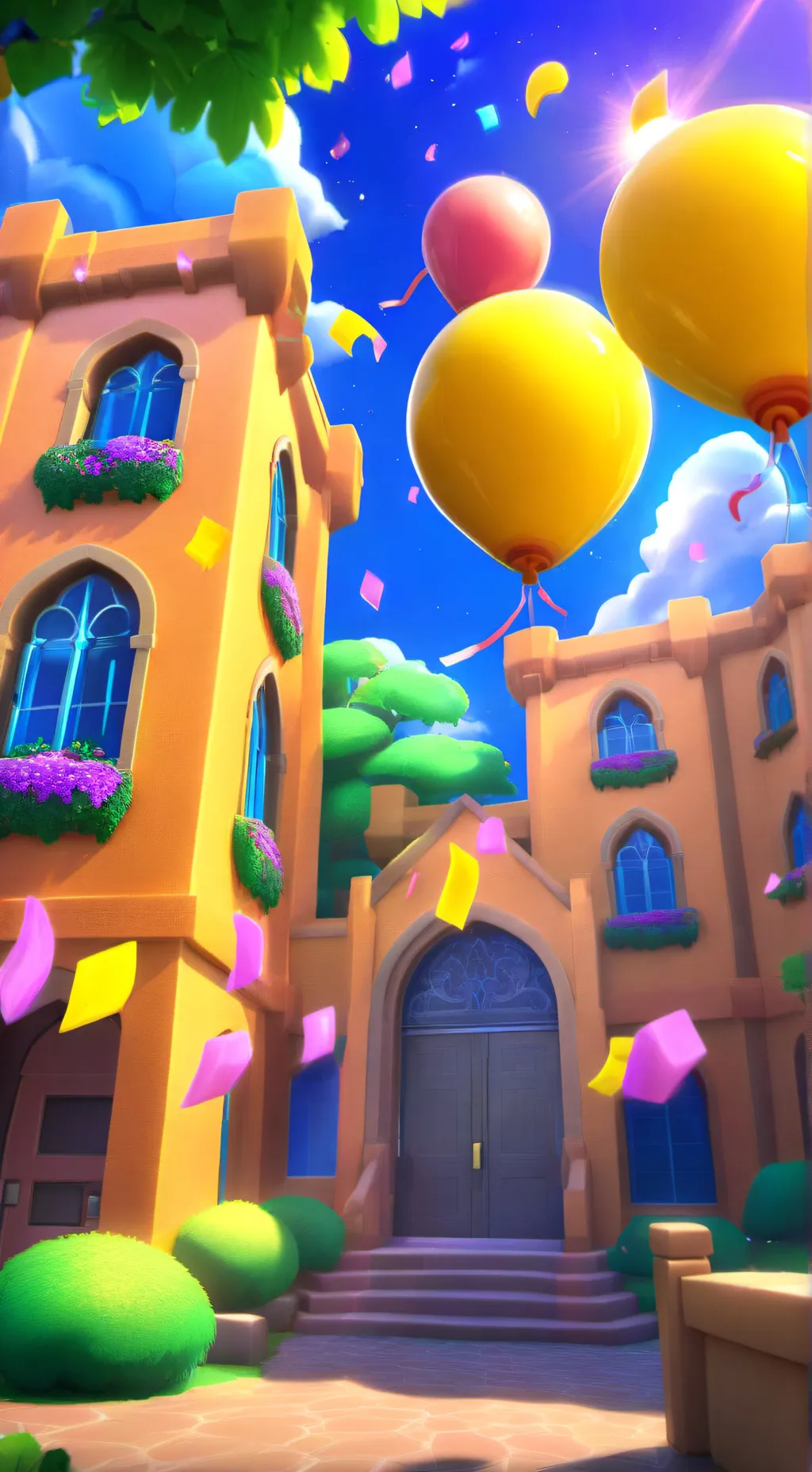 ai character: la escuela background