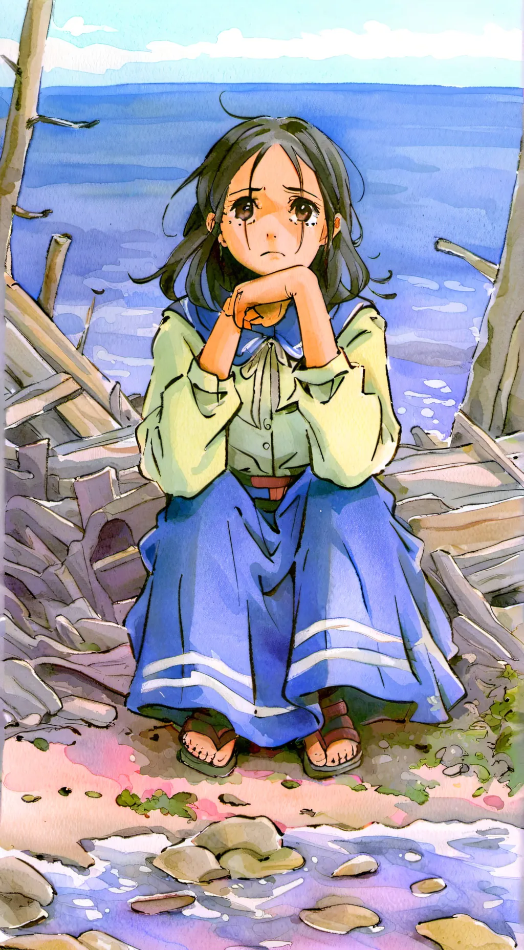 ai character: Hope background