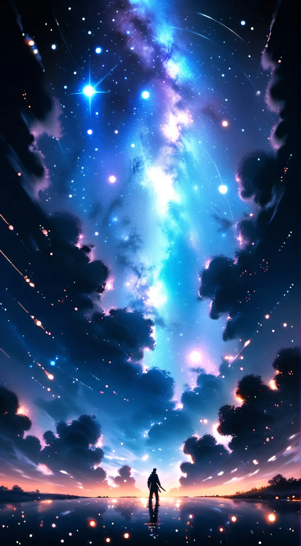 ai character: Run away  background