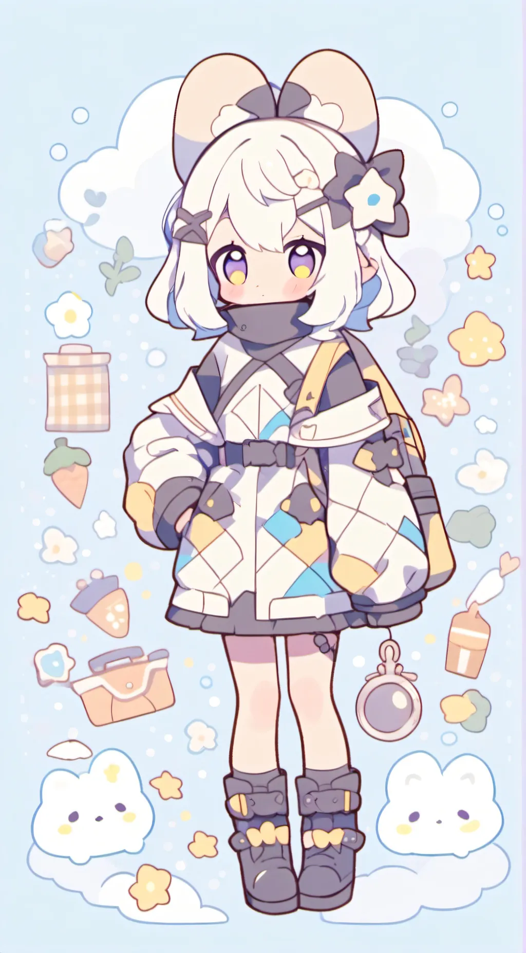 ai character: wenda likes you!  background