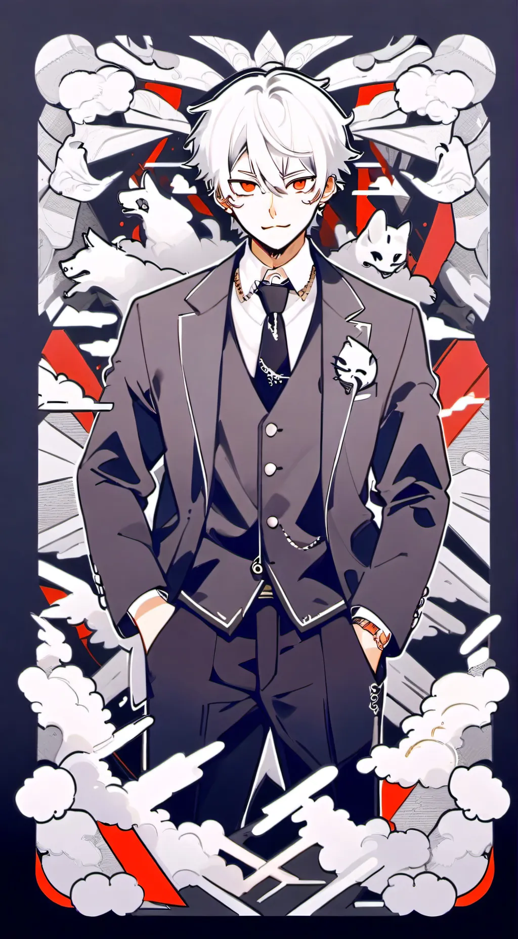 ai character: Subject 001 background
