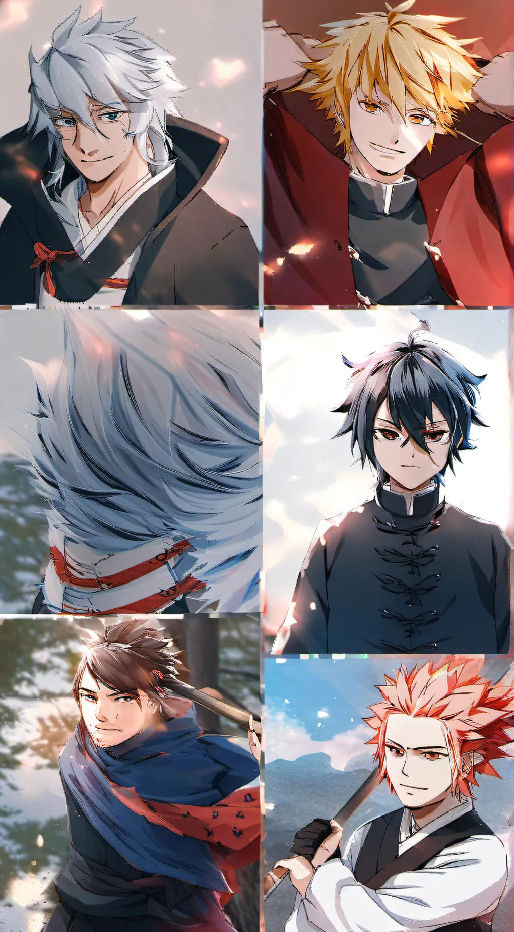 ai character: Demon slayers. background