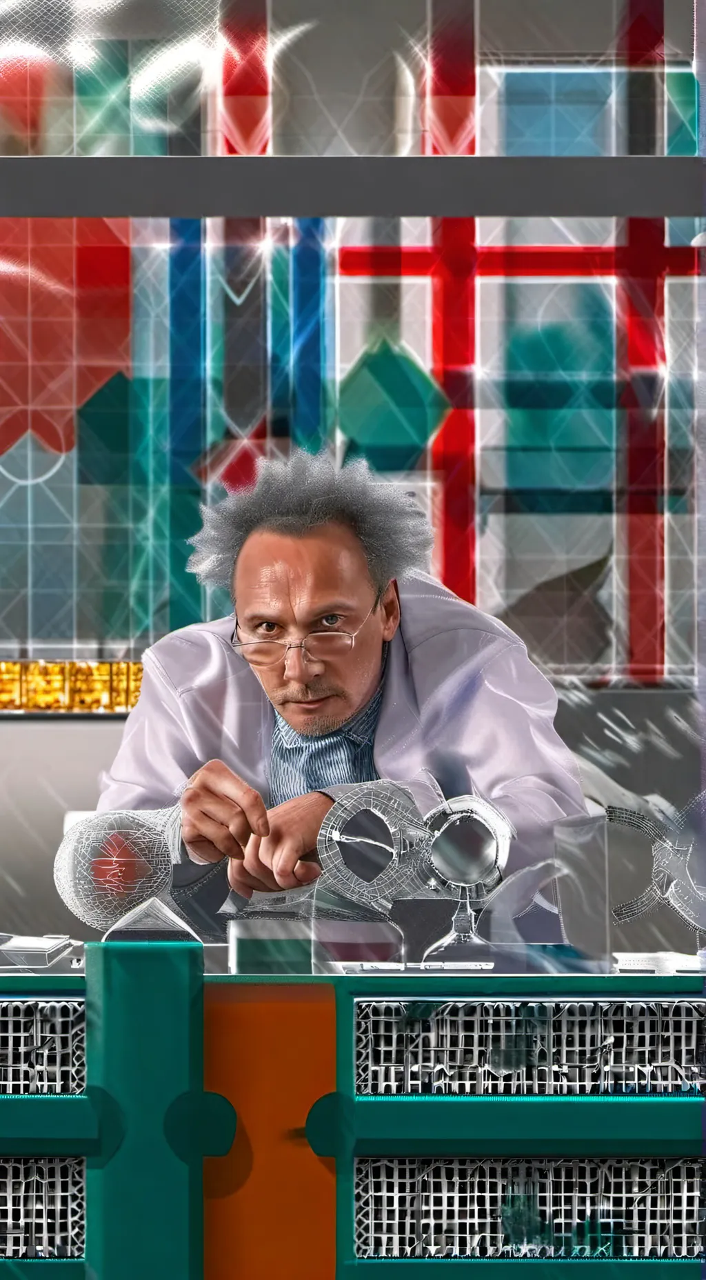 ai character: Профессор background