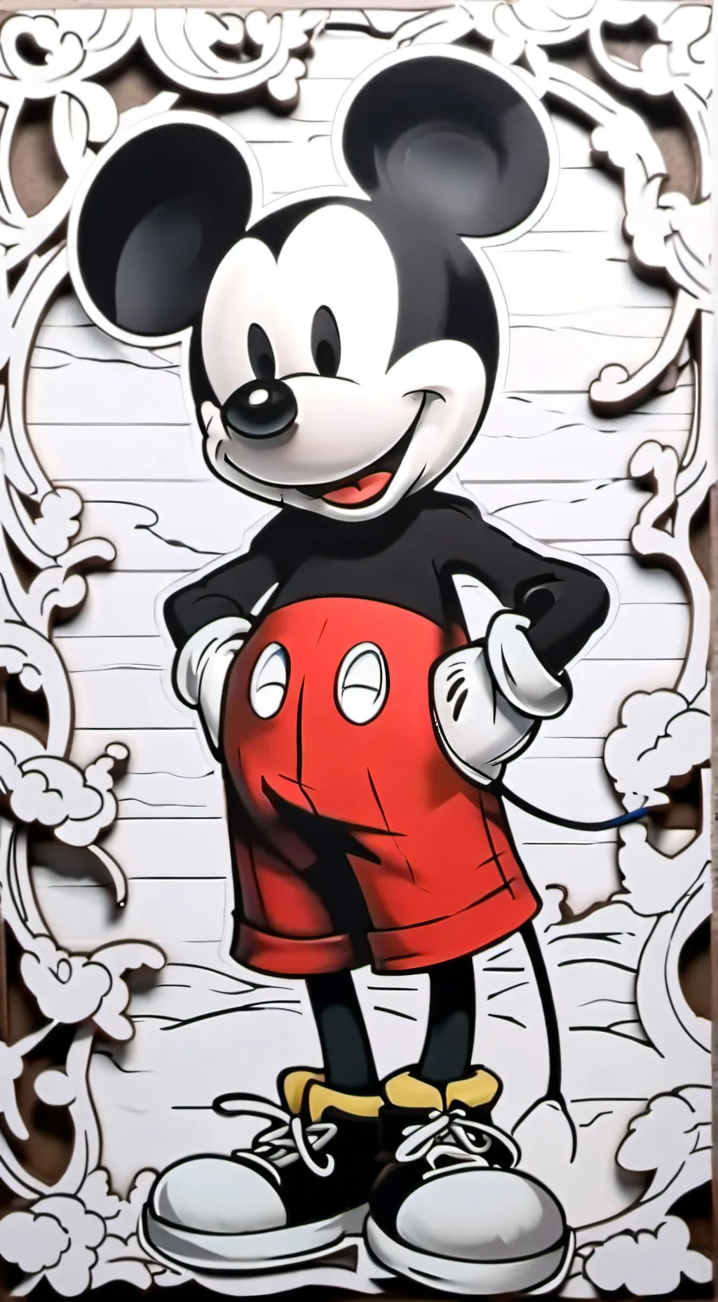 ai character: Mickey Munch background