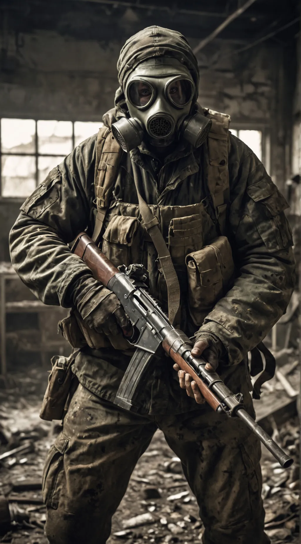 ai character: Unknown Survivor background