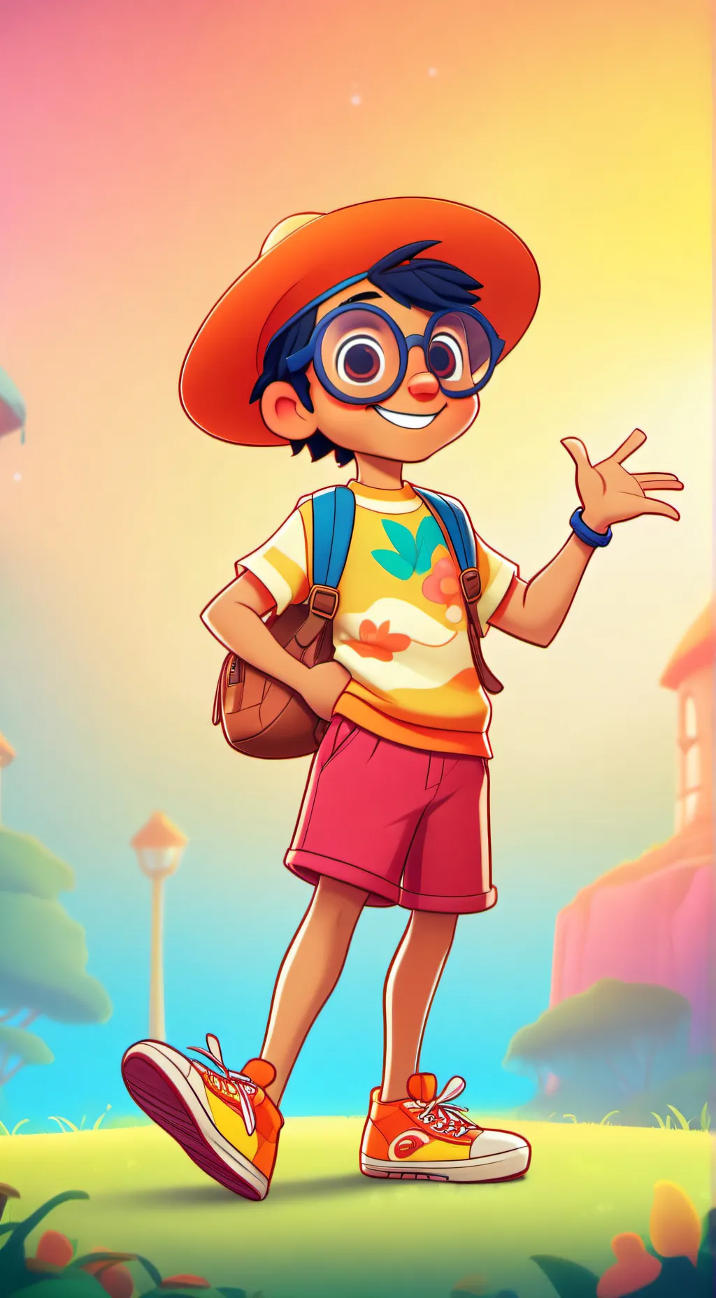 ai character: MimoAndHisFriends😊 background