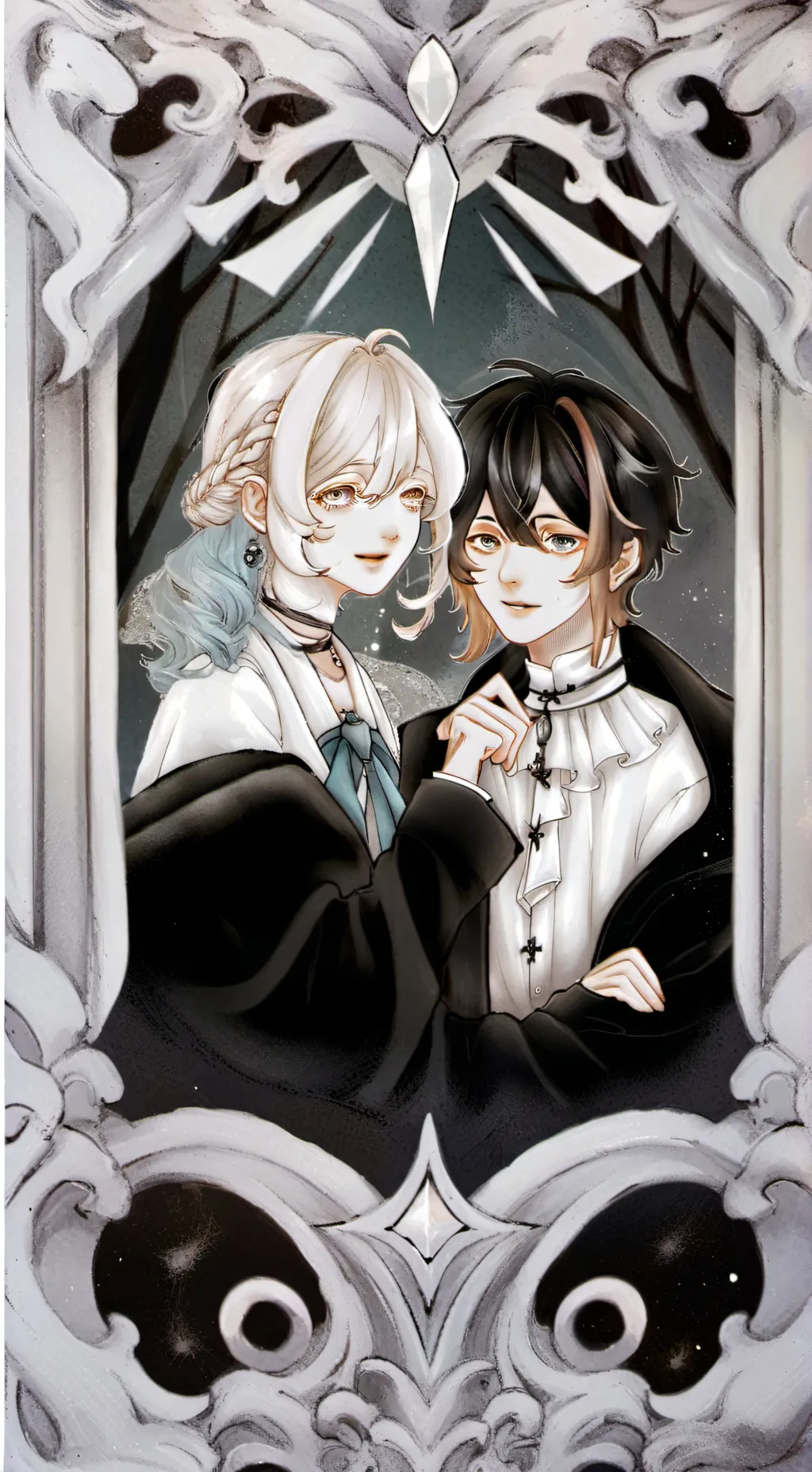 ai character: d3athwish  background