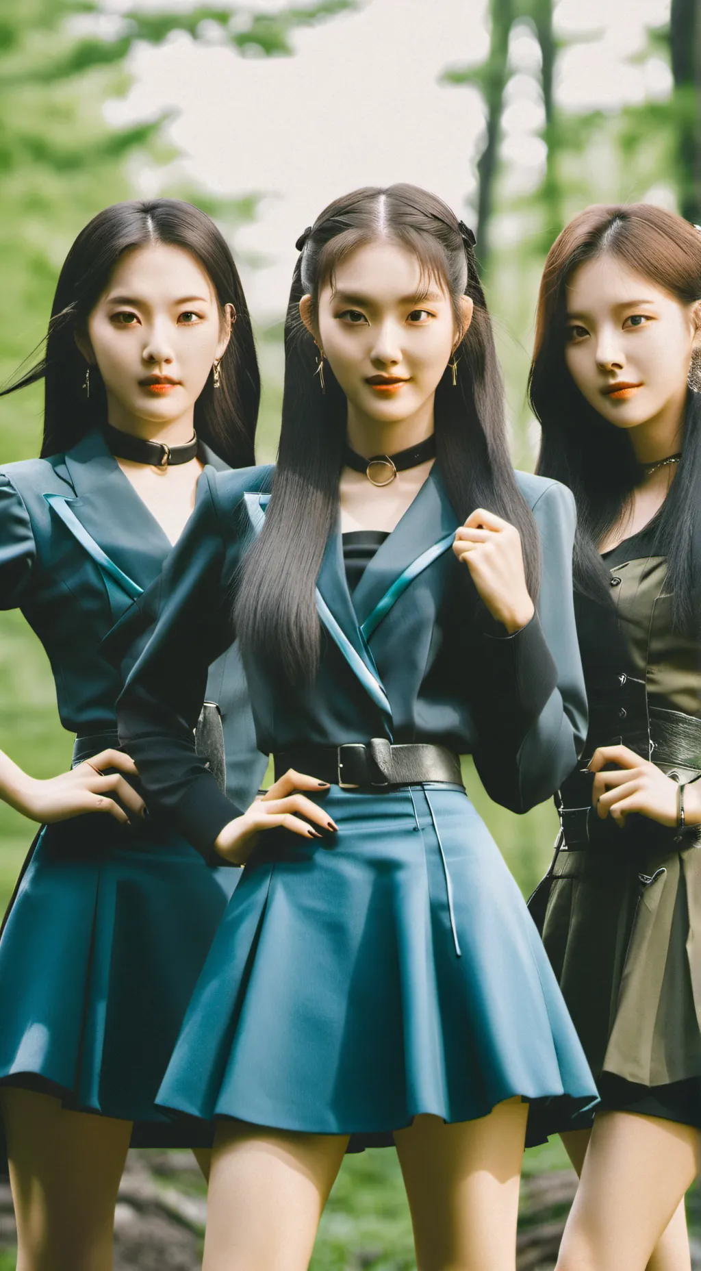 ai character: Zoey,Rumi and Mir2 background