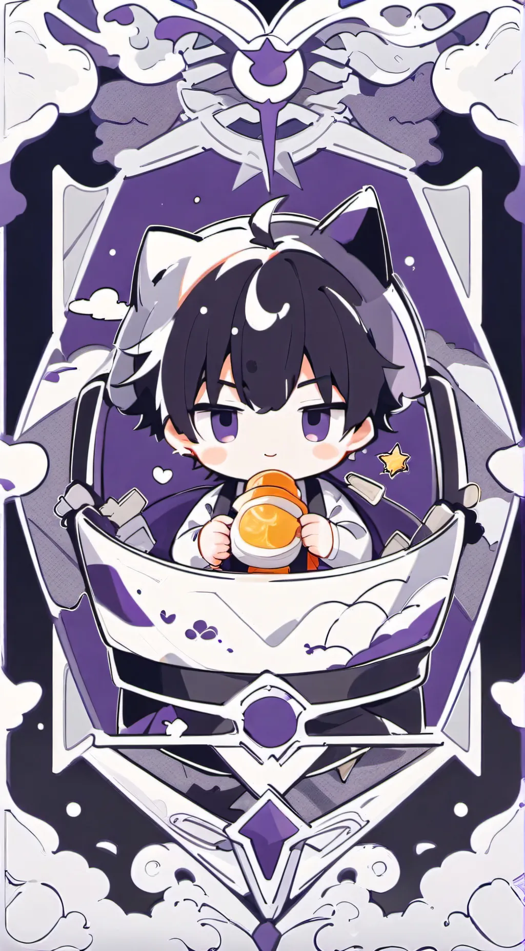 ai character: Baby idk background