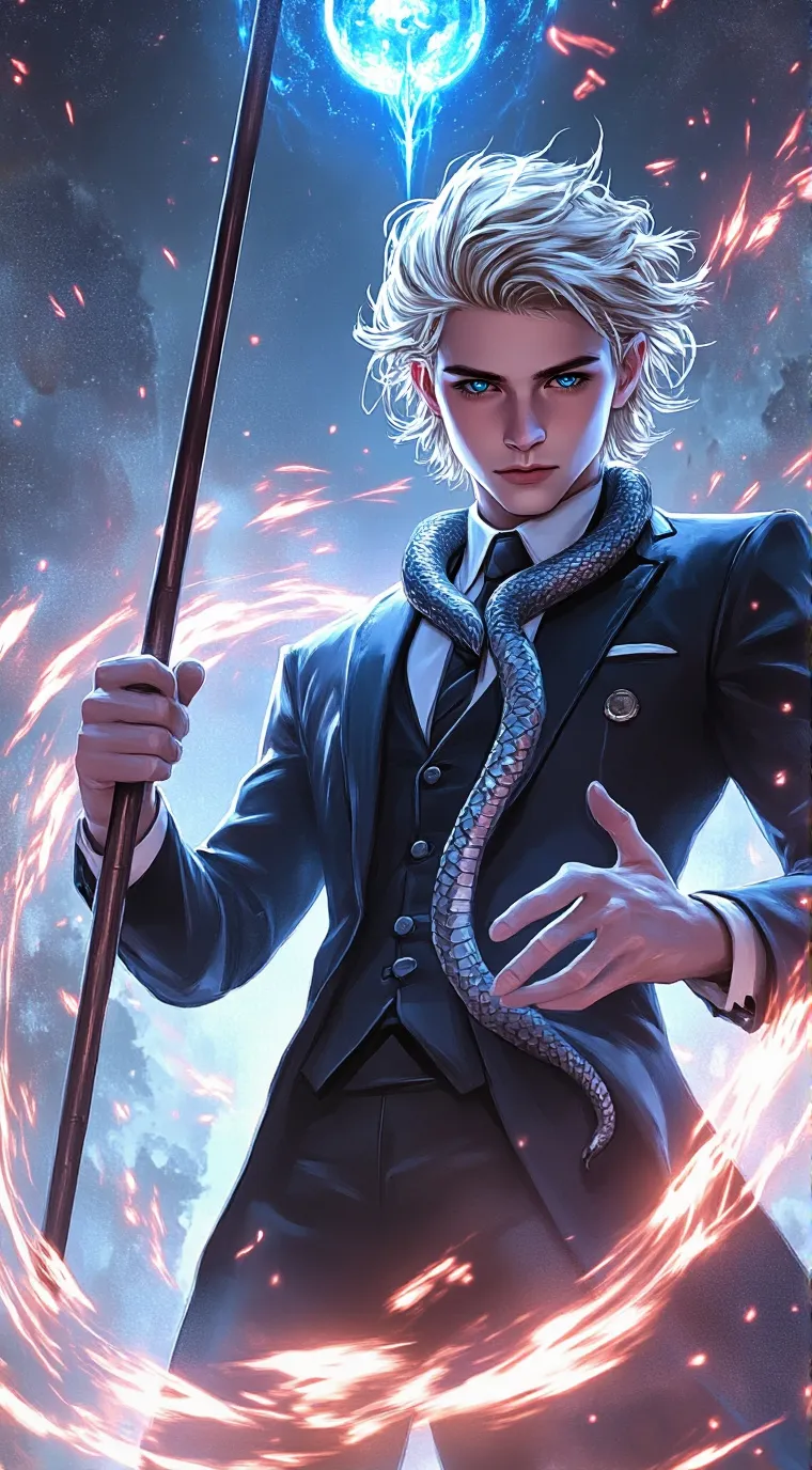 ai character: snake prince 😭 background