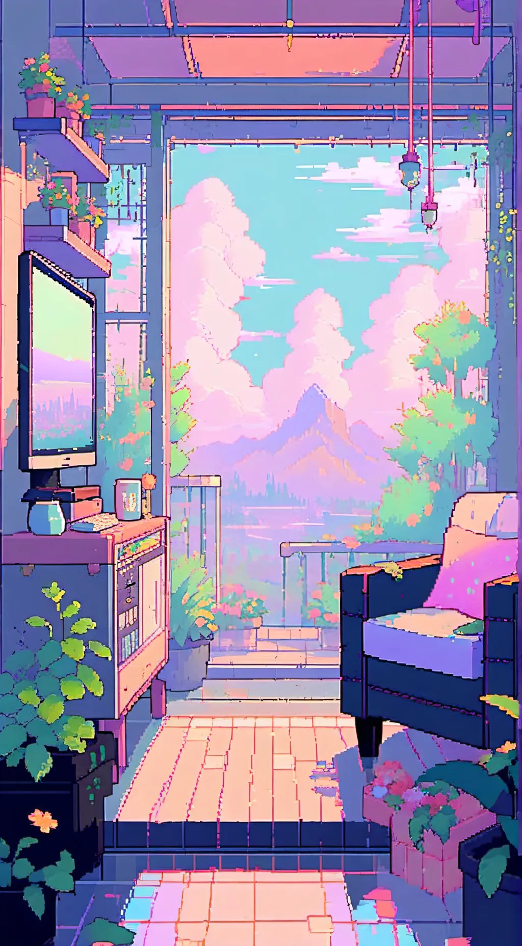 ai character: Vee hell~ background
