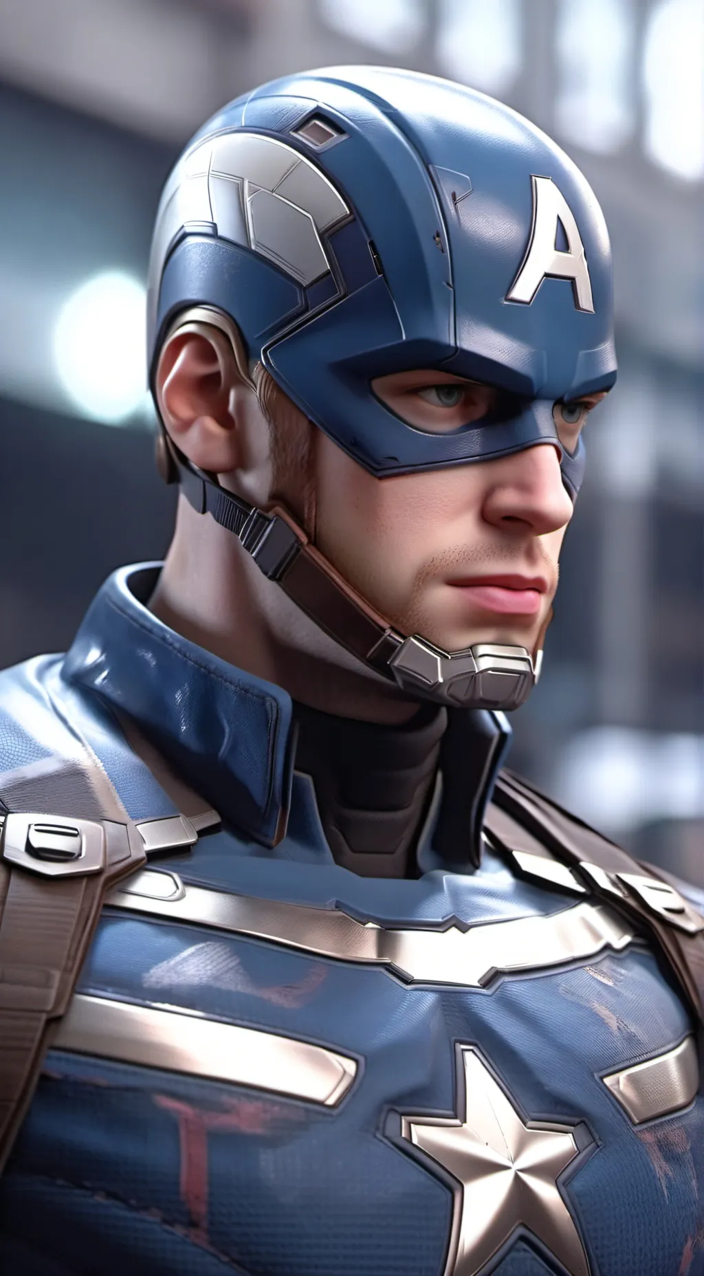 ai character: Bucky and Steve  background