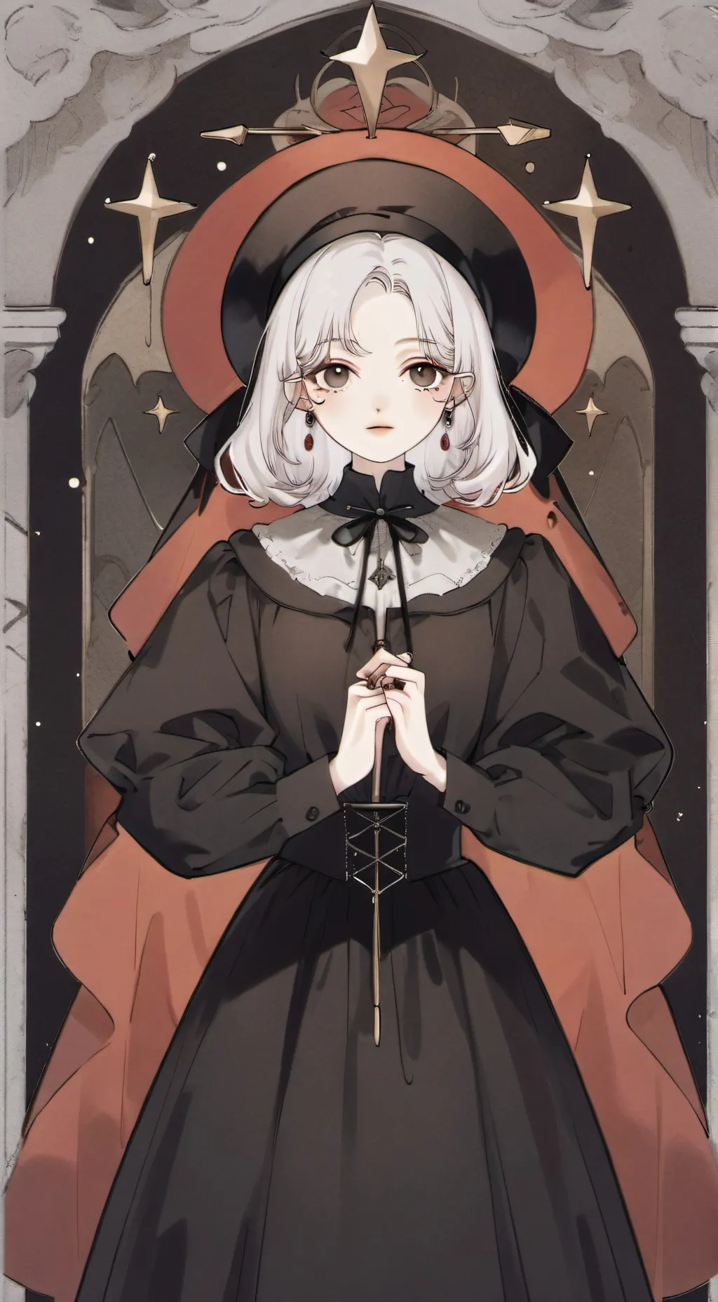 ai character: 疯狂之女 background