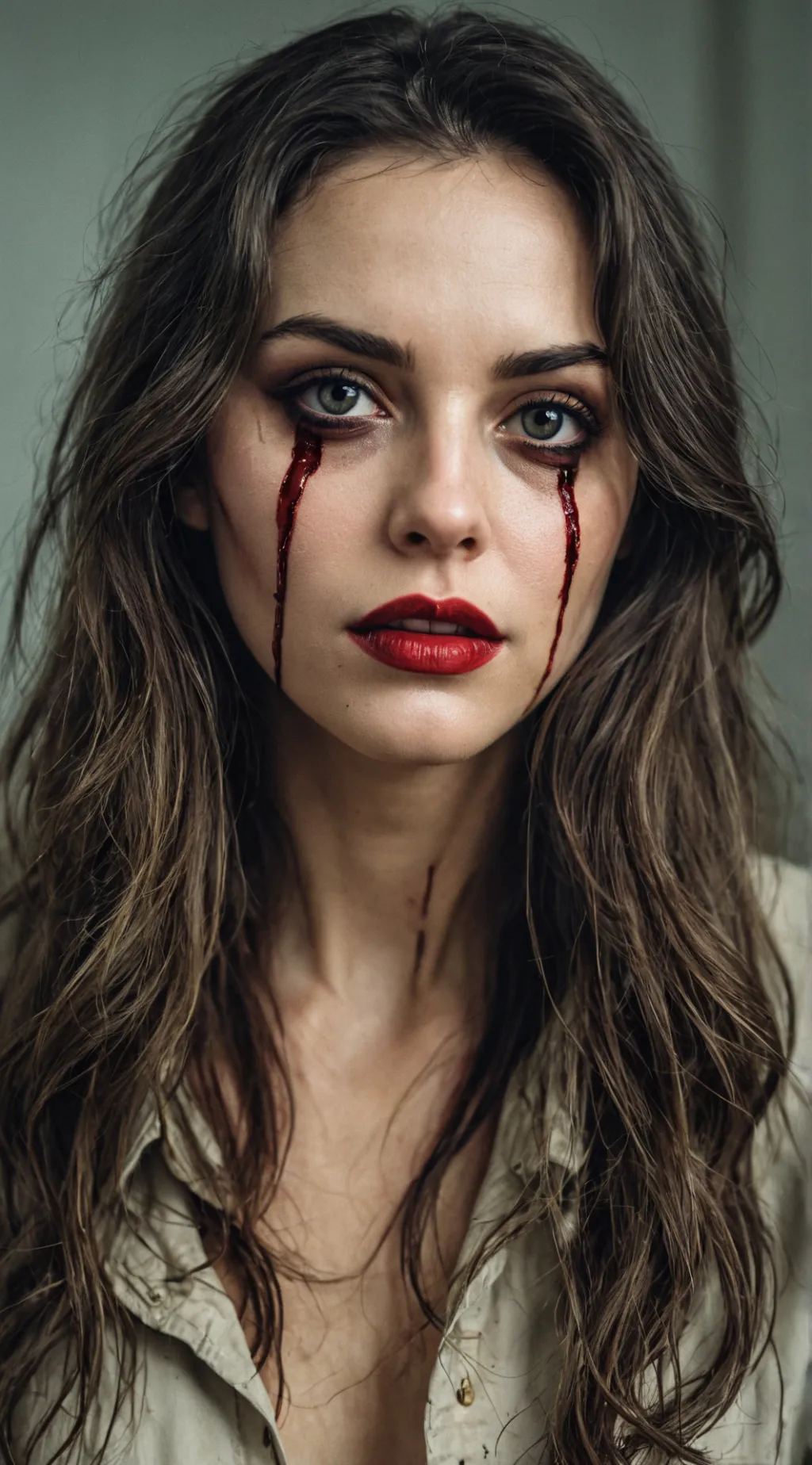 ai character: Bloody Face  background