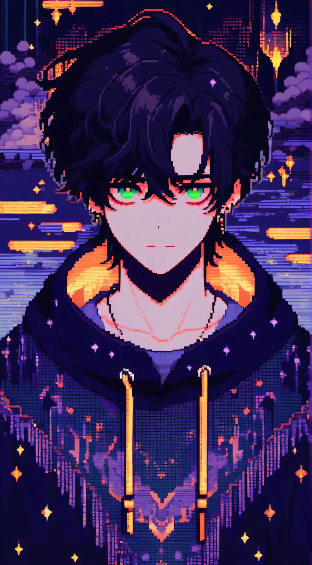 ai character: Enzo, doe, cae background