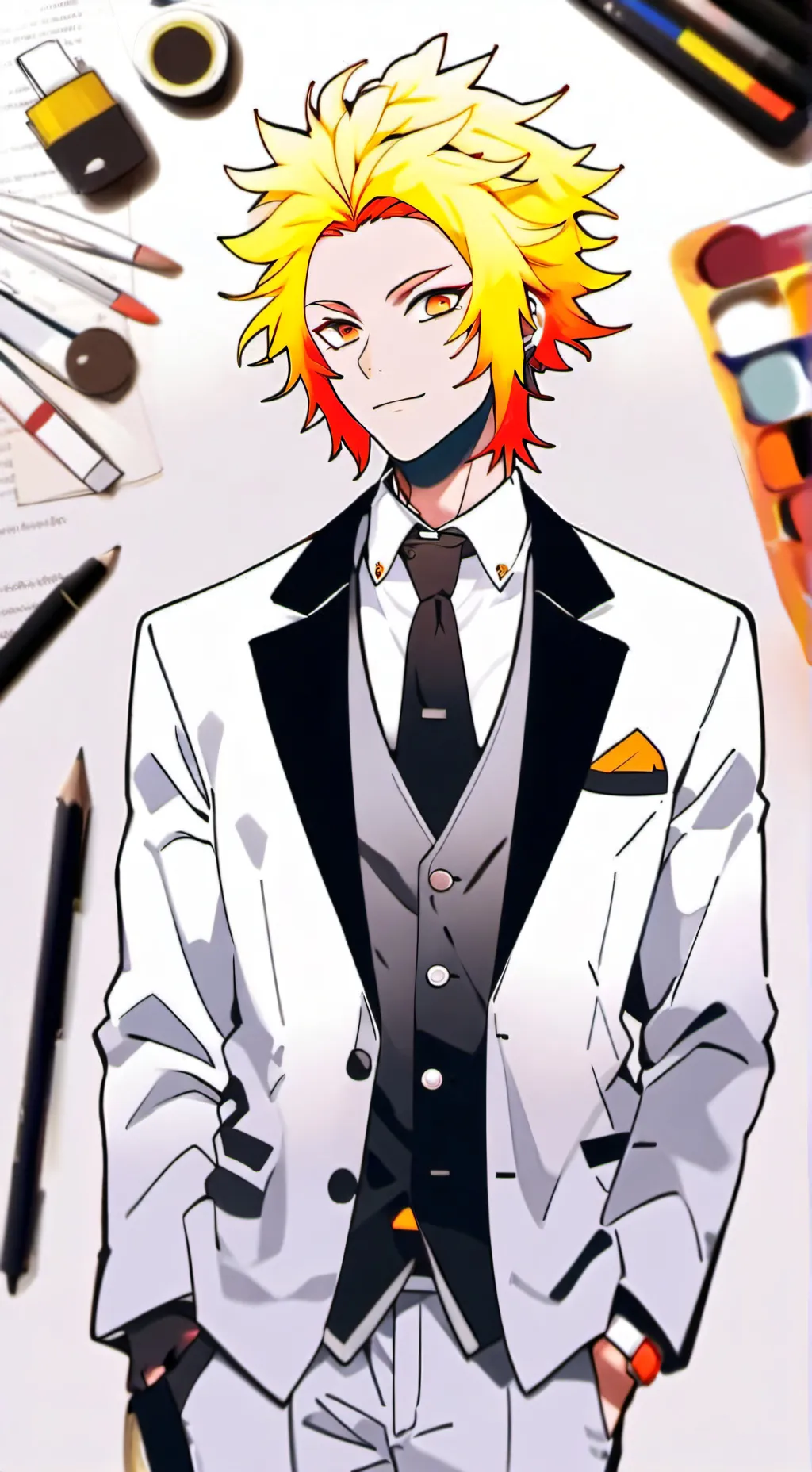 ai character: rengoku  background