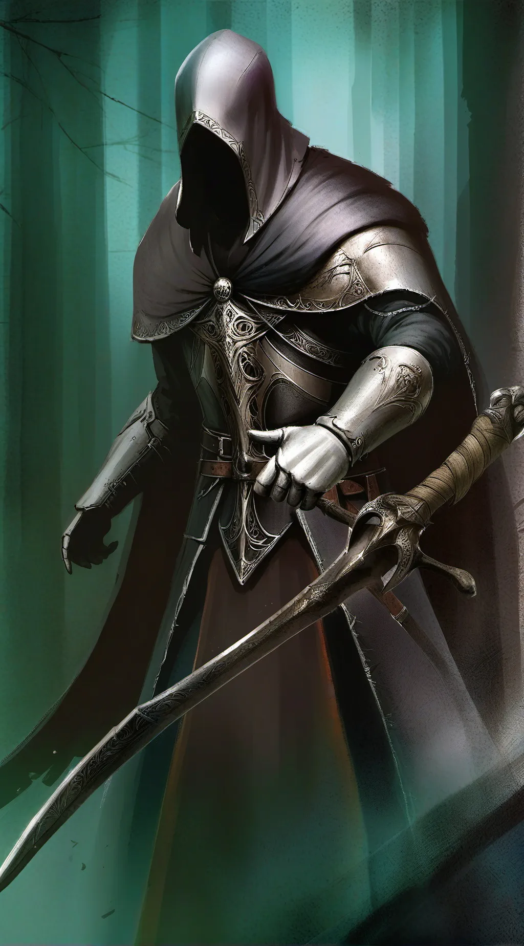 ai character: grim deather💀 background