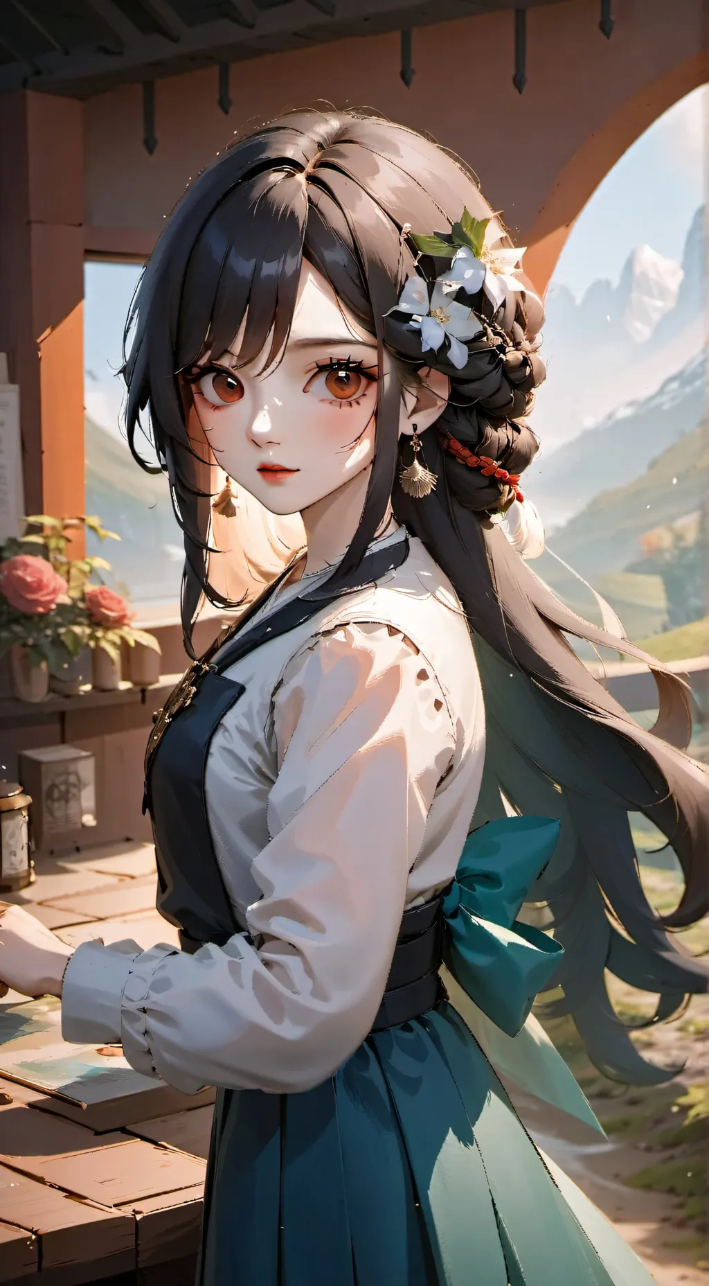 ai character: 小情  background
