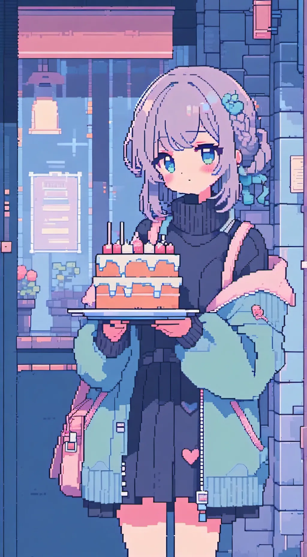 ai character: ~ The cafe?! ~ background