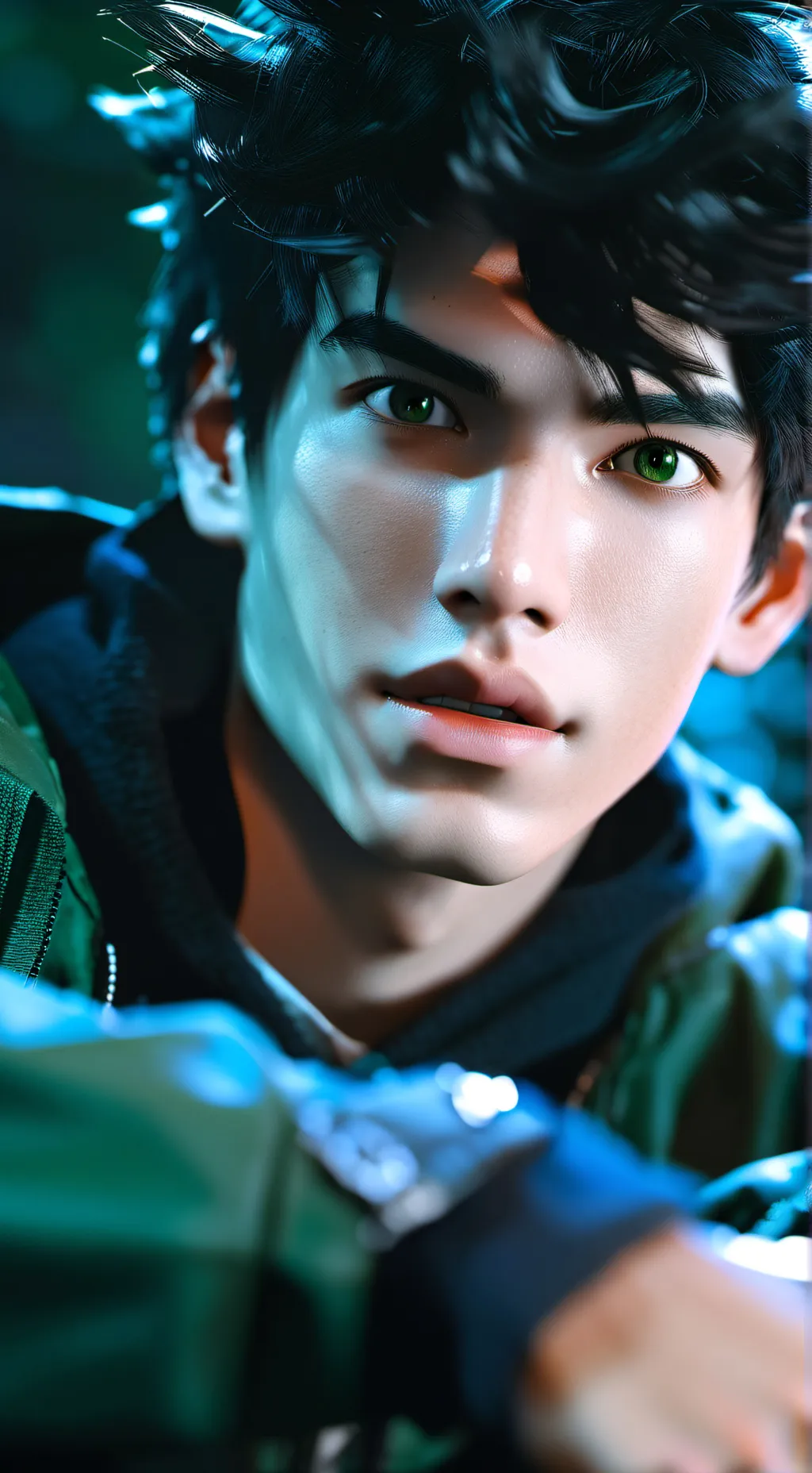 ai character: Lucas  background