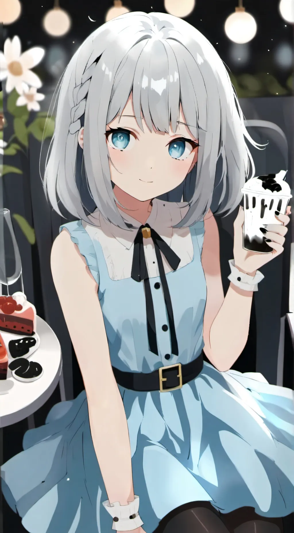 ai character: girlfriend background