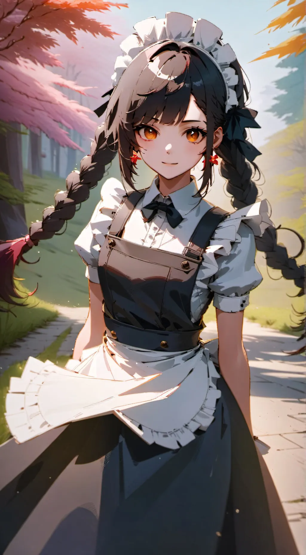 ai character: crazy maid background