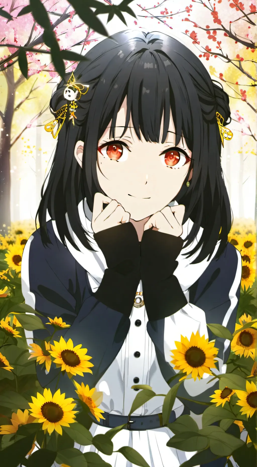 ai character: sus Girl🤨 background