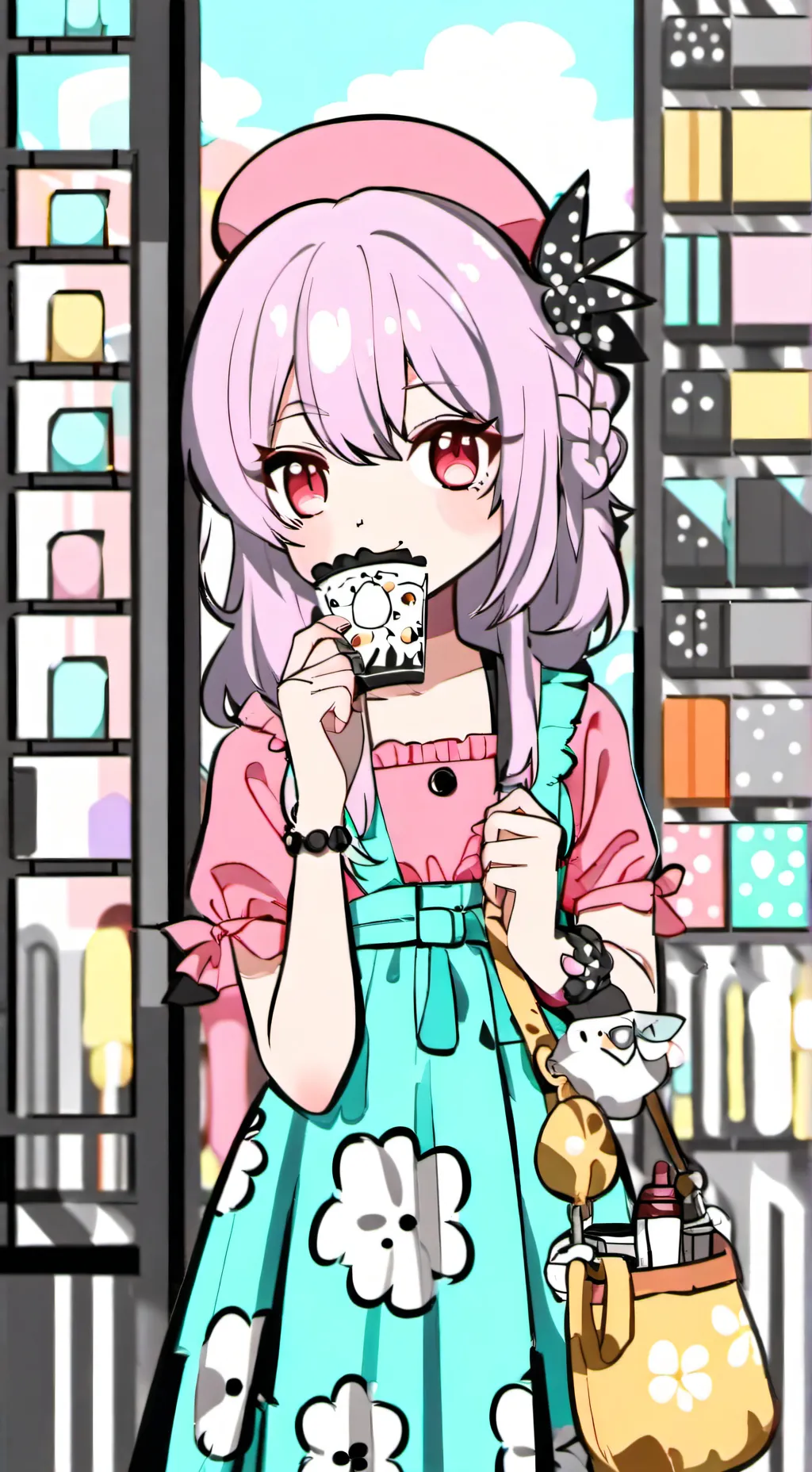 ai character: Lily  background