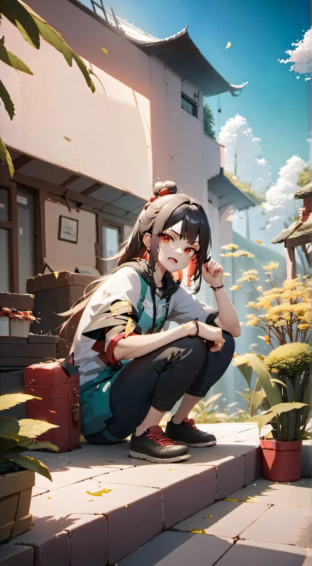 ai character: gf background