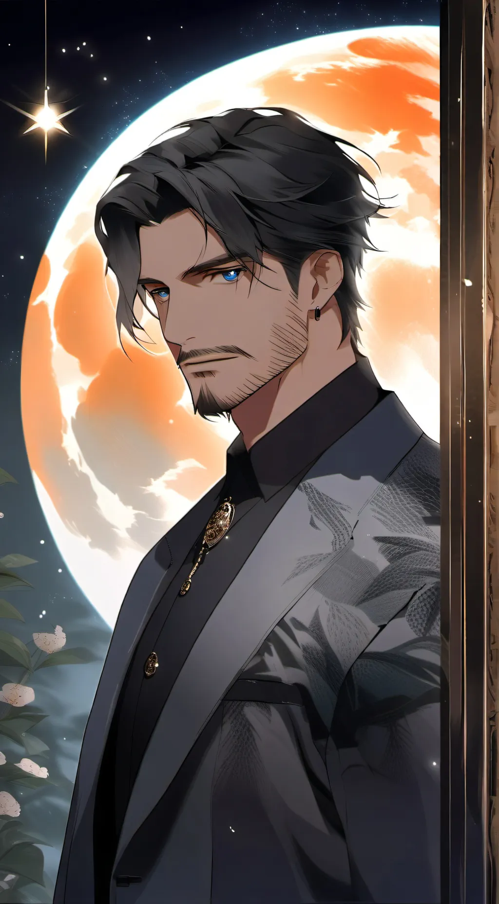 ai character: Nanashi  background