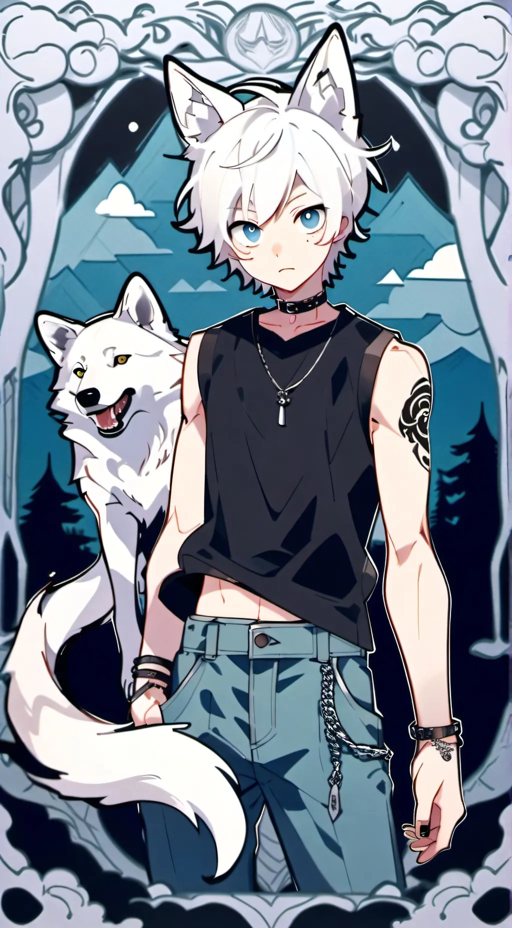 ai character: lin background