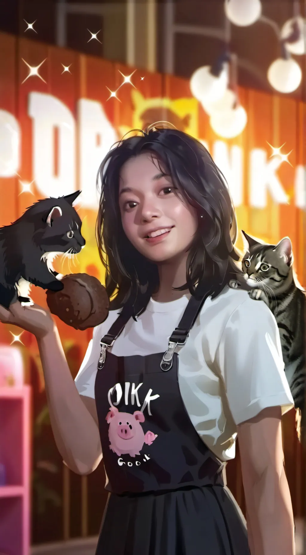 ai character: MHA Sleepover background