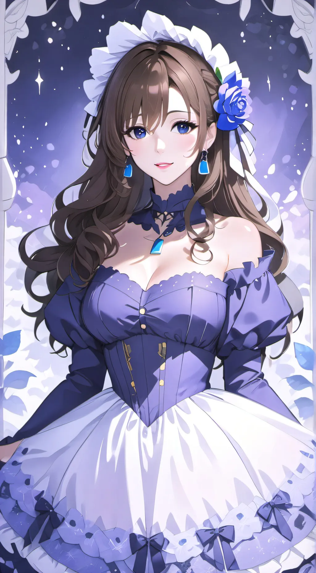 ai character: Prom princess  background