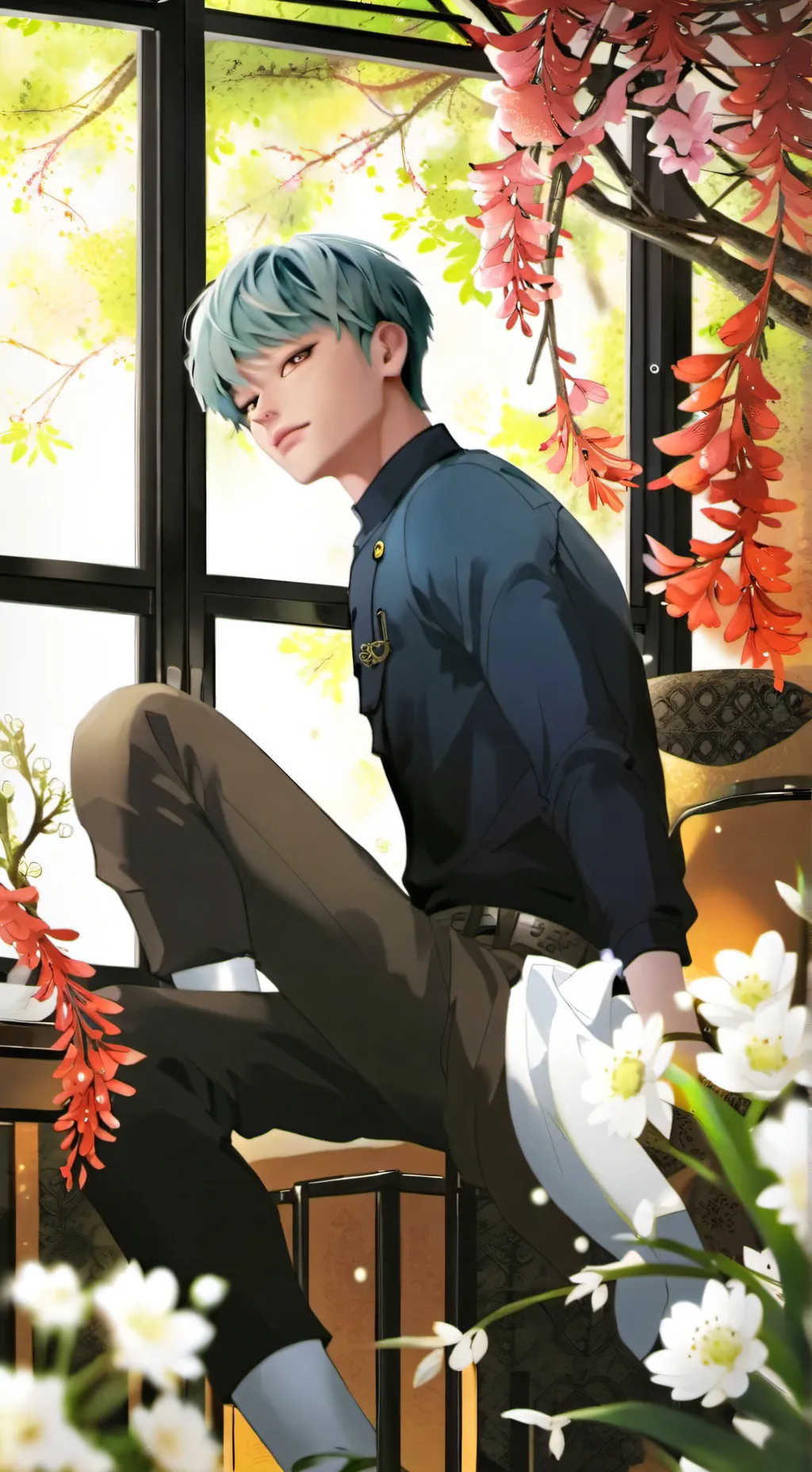 ai character: Idk background