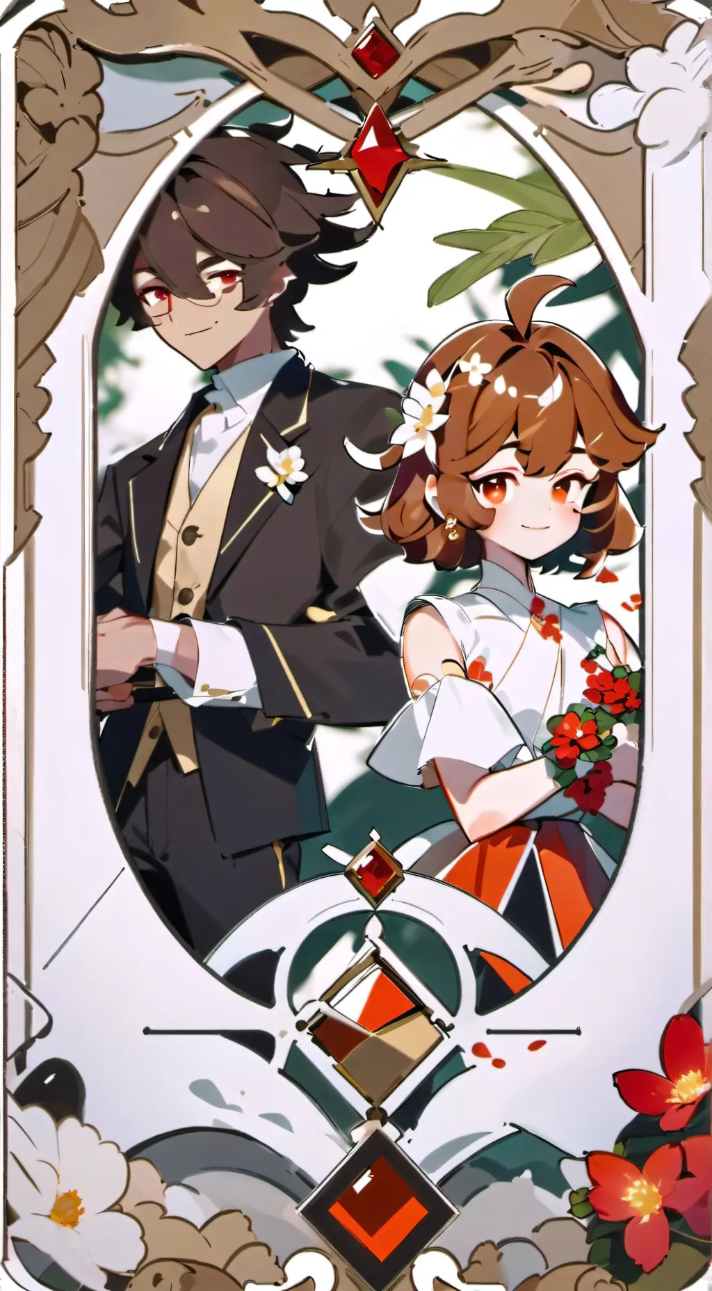 ai character: Chocolatebonbon background