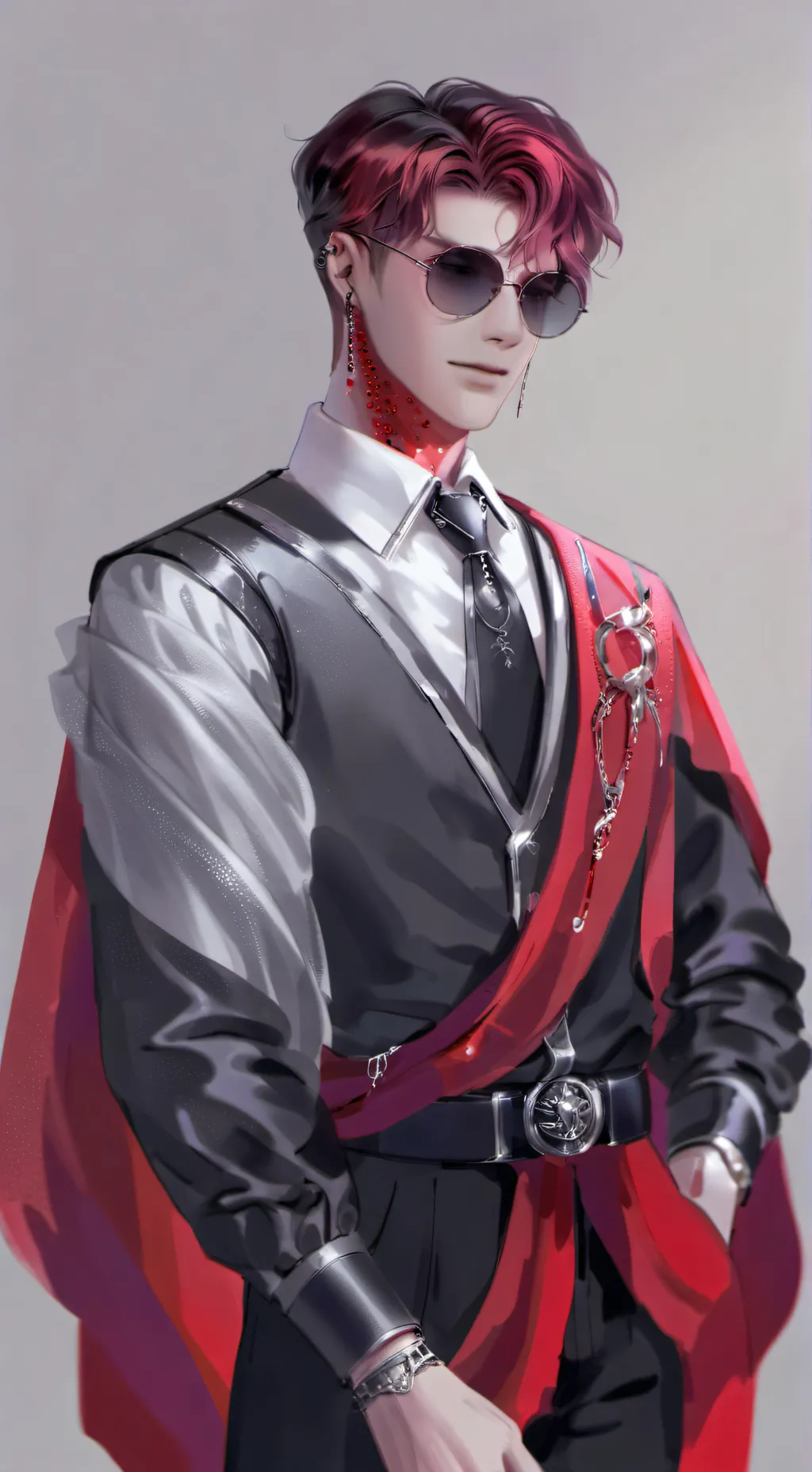 ai character: D J. background