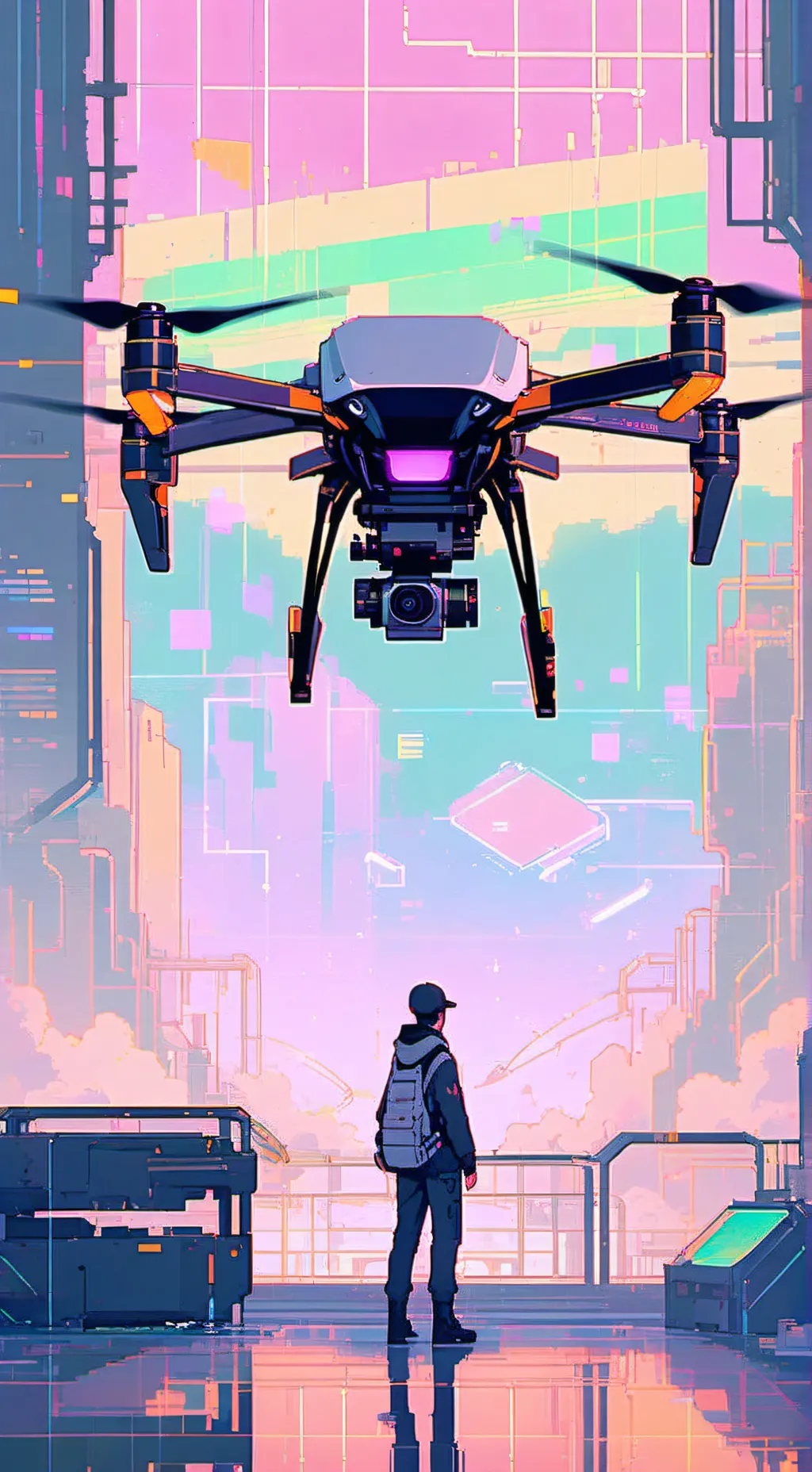ai character: murder drones ep 4 background